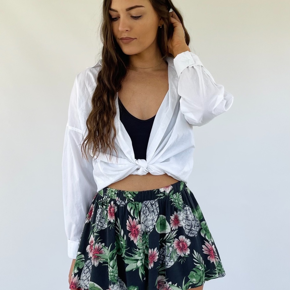 Tropical Print Shorts